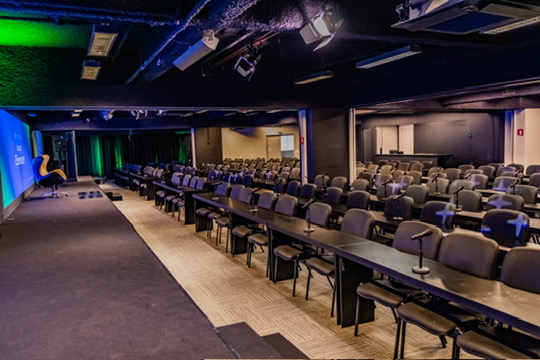 Recepção do espaço